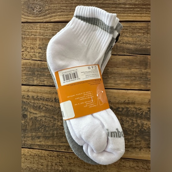 New Timberland Socks Pack 5 Pair Women’s Multicolor Cushioned Quarter Crew Socks - Picture 3 of 4